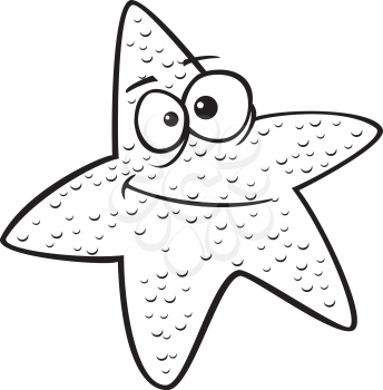 Royalty Free Clipart Image of a Starfish