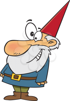 Royalty Free Clipart Image of a Gnome