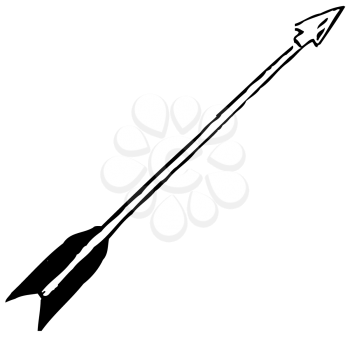 Royalty Free Clipart Image of an Arrow