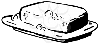 Royalty Free Clipart Image of a Bar of Soap