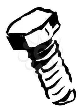 Royalty Free Clipart Image of a Bolt