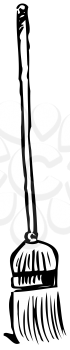 Royalty Free Clipart Image of a Broom