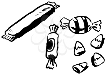 Royalty Free Clipart Image of Candy