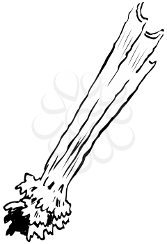 Royalty Free Clipart Image of Celery