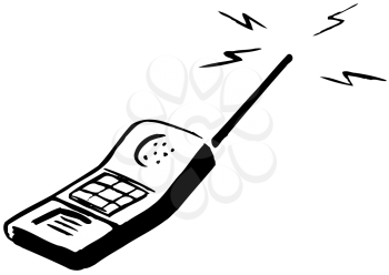 Royalty Free Clipart Image a Cellphone