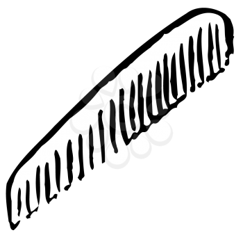 Royalty Free Clipart Image of a Comb