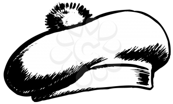 Royalty Free Clipart Image of a Scottish Tam