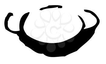 Royalty Free Clipart Image of a Bulbous Nose