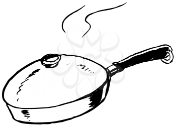 Royalty Free Clipart Image of a Pan