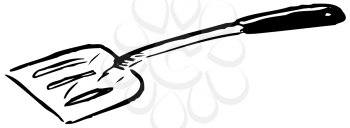 Royalty Free Clipart Image of
a Spatula