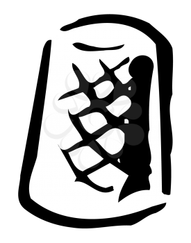 Royalty Free Clipart Image of a Thimble