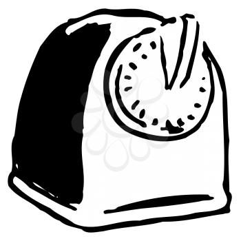 Royalty Free Clipart Image of a Timer