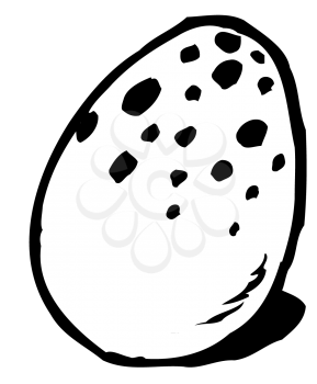 Royalty Free Clipart Image of a Turtle Egg