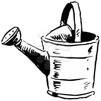 Royalty Free Clipart Image of a Watering Ca