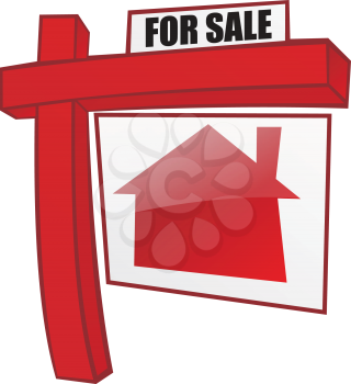 Royalty Free Clipart Image of Real Estate