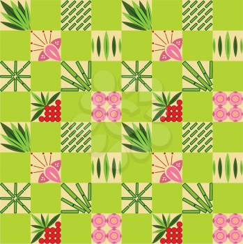Royalty Free Clipart Image of a Bamboo Pattern