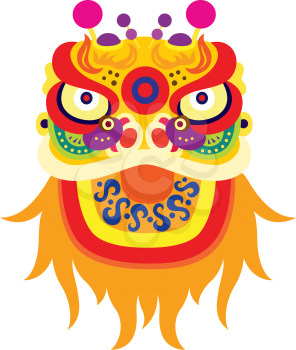 Royalty Free Clipart Image of a Chinese Fortune Character