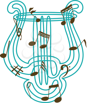 Royalty Free Clipart Image of a Musical Instrument