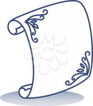 Royalty Free Clipart Image of a Letter
