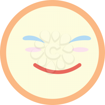 Royalty Free Clipart Image of a Smiling Face