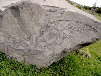 Royalty Free Photo of a Stone Carving
