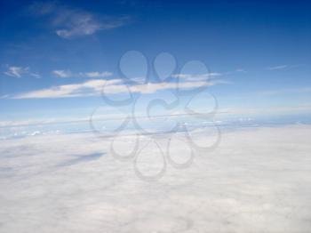 Royalty Free Photo of an Aerial View of Clouds