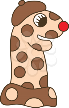 Royalty Free Clipart Image of a Sock Puppet