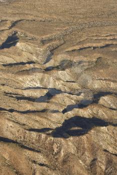 Royalty Free Photo of an Aerial View of Southwestern Mountain Landscape