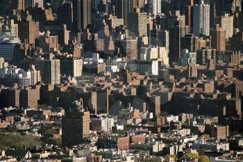 Royalty Free Photo of an Aerial View of Manhattan, New York City