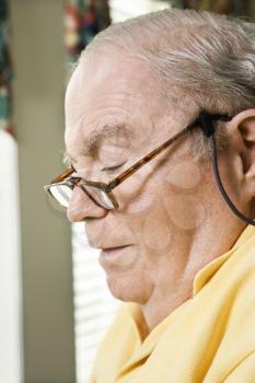 Royalty Free Photo of an Older Man With Bifocals