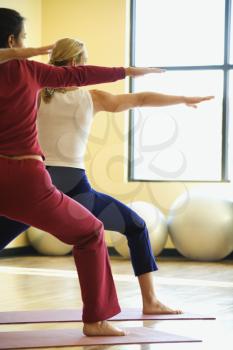 Royalty Free Photo of Women in Yoga Class