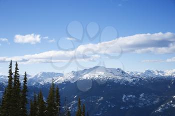 Royalty Free Photo of a Scenic Mountain Landscape