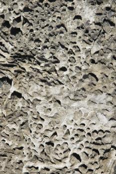 Royalty Free Photo of a Close-up of Rock Formation Texture in Maui, Hawaii, USA