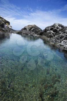 Royalty Free Photo of a Tidal Pool in Maui, Hawaii