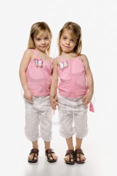 Royalty Free Photo of Twin Girls