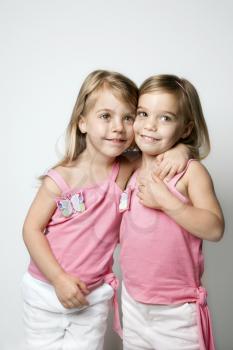 Royalty Free Photo of Twin Little Girls
