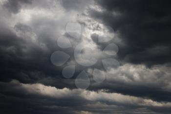 Royalty Free Photo of Ominous Abstract Storm Clouds