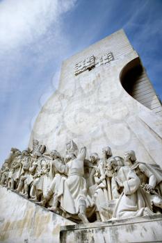 Royalty Free Photo of a Monument to the Discoveries in Lisbon, Portugal