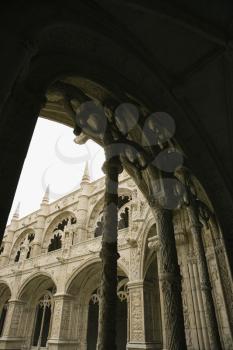 Royalty Free Photo of an Exterior View of Mosteiro dos Jeronimos in Lisbon, Portugal