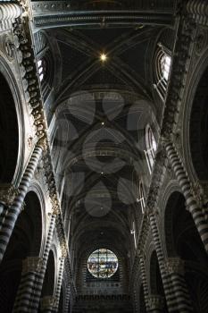 Royalty Free Photo of the Ceiling of a Cathedral of Siena