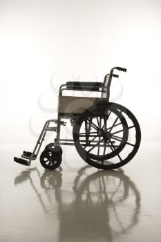 Royalty Free Photo of an Empty Wheelchair