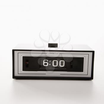 Royalty Free Photo of a Retro Clock Set For 6:00