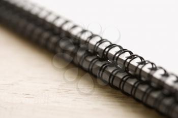 Royalty Free Photo of Two Spiral Bound Notebooks