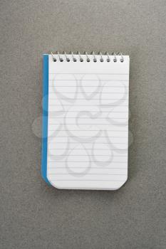 Royalty Free Photo of an Open Spiral Bound Notepad