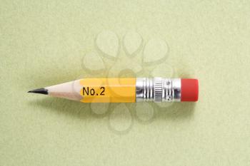 Royalty Free Photo of a Short Worn Down Pencil