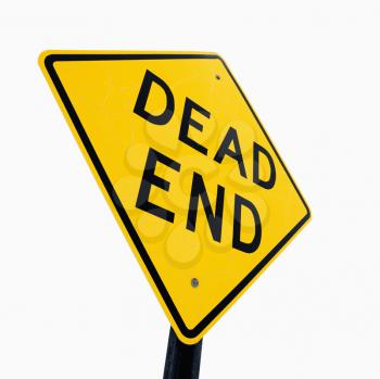 Royalty Free Photo of a Road Sign Reading Dead End