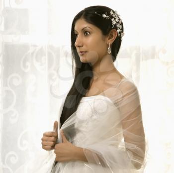 Royalty Free Photo of a Portrait of an Indian Bride