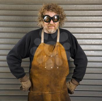 Royalty Free Photo of a Male Metal Smith