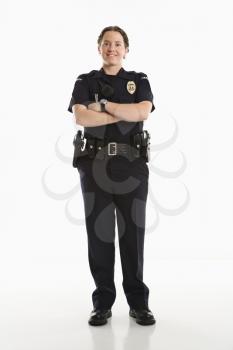 Royalty Free Photo of a Female Police Officer