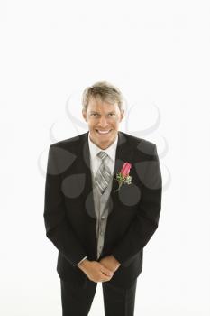 Royalty Free Photo of a Smiling Groom
